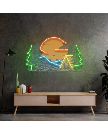 Winter Relaxation Led Neon Acrylic Artwork