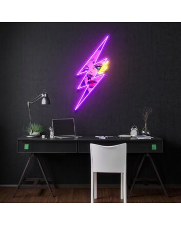 Thunder Girl Led Neon Acrylic Artwork