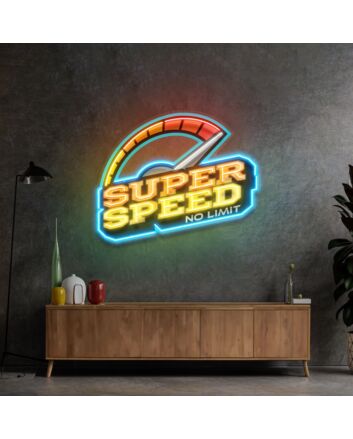 Super Speed Led Neon Sign Light Pop Art