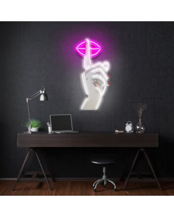 Shut Up Led Neon Acrylic Artwork