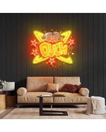 Ouch Led Neon Acrylic Artwork