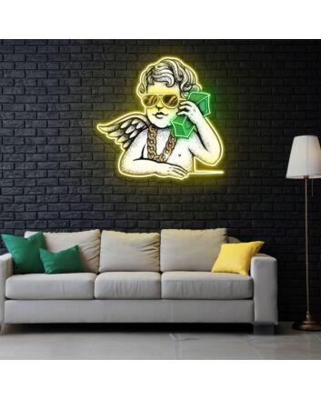 Money Talk Neon Sign X Acrylic Artwork
