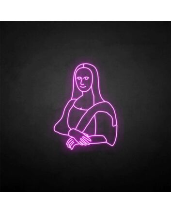 Lisa's Smile&#39; Neon Sign