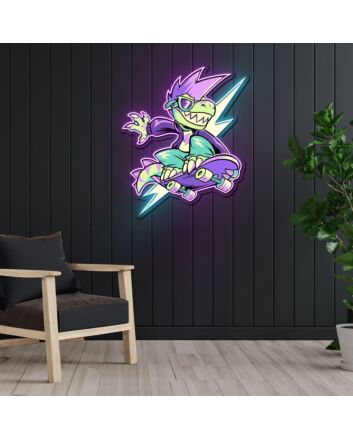 Its Okay To Be Rad Neon Sign X Acrylic Artwork