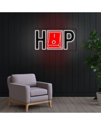 Hiphop Neon Sign X Acrylic Artwork