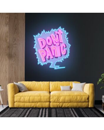 Dont Panic Led Neon Acrylic Artwork