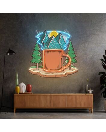 Cup Of Nature Led Neon Sign Light Pop Art