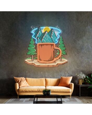 Cup Of Nature Led Neon Sign Light Pop Art