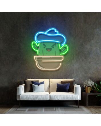 Cactus Led Neon Sign Light Pop