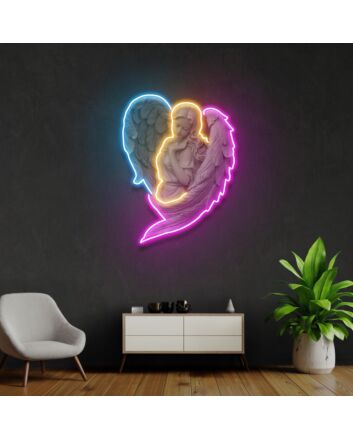 Angel Led Neon Acrylic Artwork