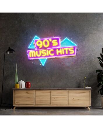 90S Music Hits Led Neon Acrylic Artwork