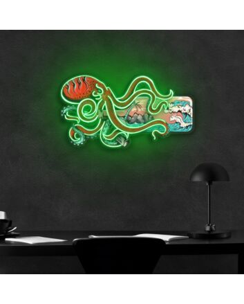 Paradise In A Bottle Neon X Acrylic Artwork