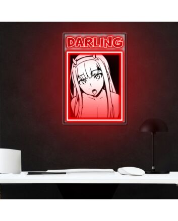 Darling Neon X Acrylic Artwork