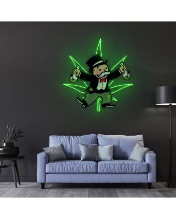 Bongopoly Neon X Acrylic Artwork