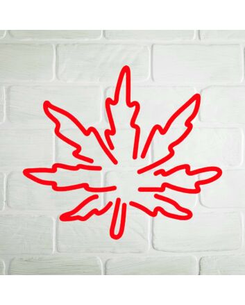 Stoner&#039;s Delight Leaf Neon Sign