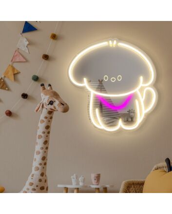 Puppy Love LED Mirror Neon Light