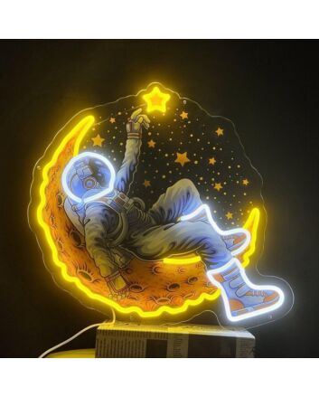 Lunar Glow Led Neon Sign Light Pop Art