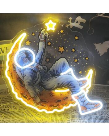 Lunar Glow Led Neon Sign Light Pop Art