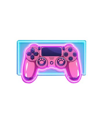 Gamer&#039;s Controller Led Neon Sign Light Pop Art