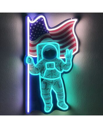 American Astronaut Led Neon Sign Light Pop Art