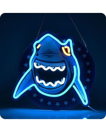 Deep Sea Shark Led Neon Sign Light Pop Art