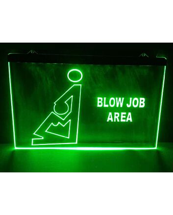 BJ Area Funny Hanging Neon Sign