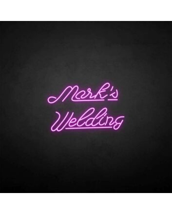 Maik&#39;s welding&#39; neon sign