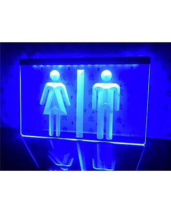 Toilet Washroom Hanging Neon Sign