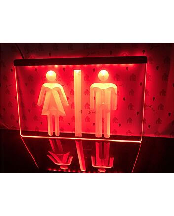 Toilet Washroom Hanging Neon Sign