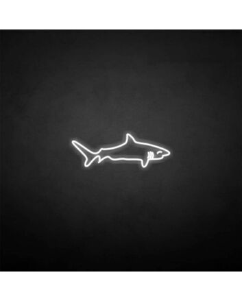 &#39;Shark shape&#39; neon sign