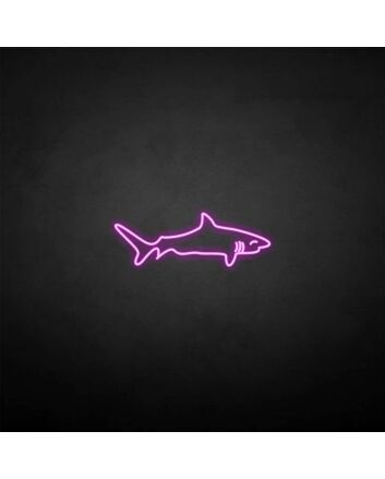 &#39;Shark shape&#39; neon sign
