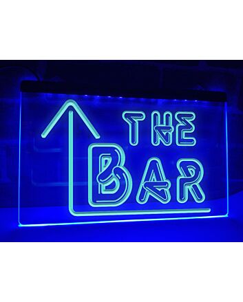 The Bar Hanging Neon Sign
