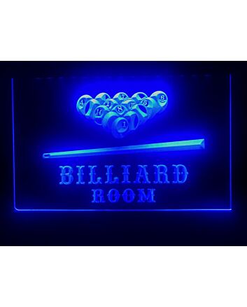 Billiard Pool Room Hanging Neon Sign
