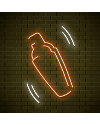 Fun Shaking Cocktail Shaker Neon Light