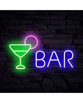 Customize Cocktail Bar Sign Neon Light