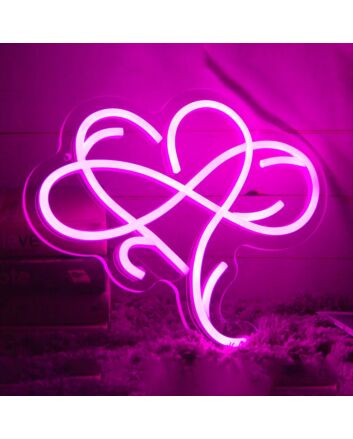 Infinite Love Heart Neon Light