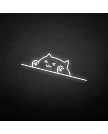 &#39;Happy cat&#39; neon sign