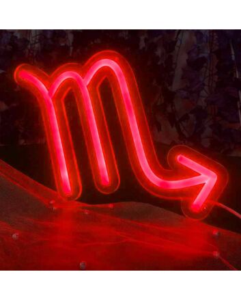 Scorpio Zodiac Sign Neon