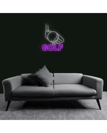 Customize Golf Swing Icon Neon Sign