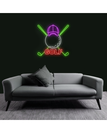 Customize Golf Gear Set Neon Sign