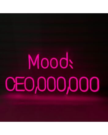 Mood CEO neon sign
