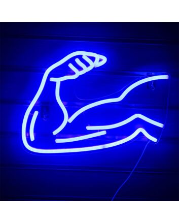 Muscle Line Art Arm Style 1 Neon Sign