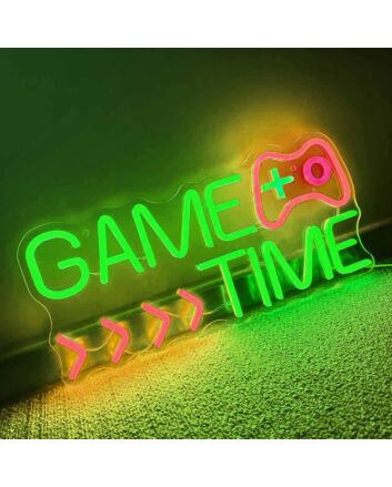 Customize GAME TIME Enjoy Gaming Neon Sign