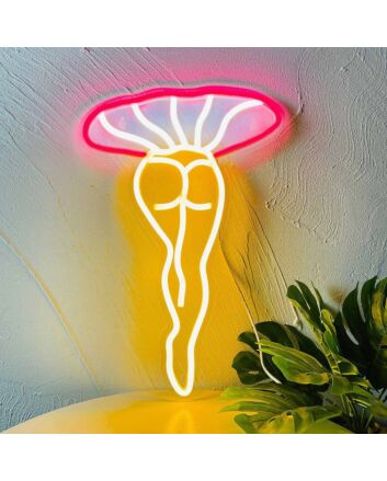 Ballet Skirt and Leg Lines Neon Sign