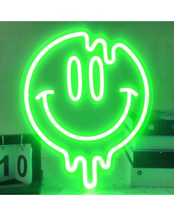 Polite Smiling Face Neon Sign