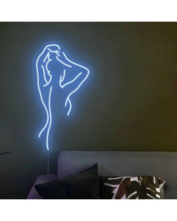 Womans Back Curve Neon Sign