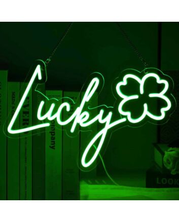 Lucky Clover Neon Sign