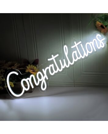 Congratulations Neon Sign
