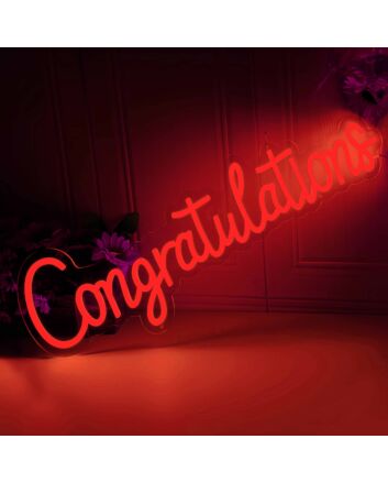 Congratulations Neon Sign