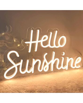 Hello Sunshine Wedding Neon Sign